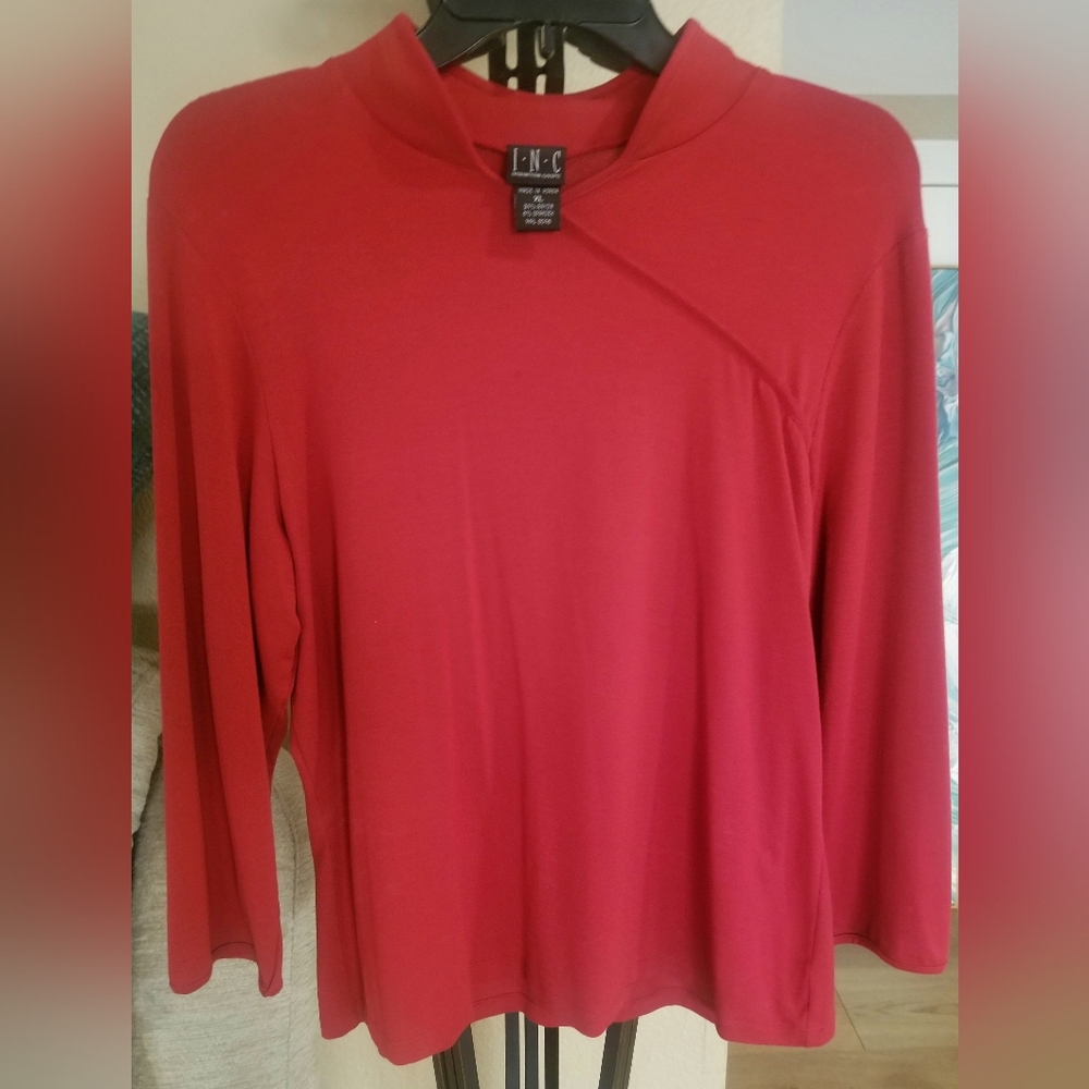INC International Concepts Red Women's Top